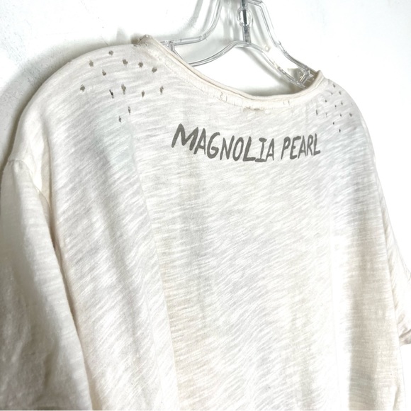 Magnolia Pearl What Does Your Heart Say Distressed Tee OS - Picture 7 of 11